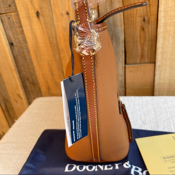 DOONEY BOURKE PEBBLE GRAIN ZIP SAC NEW CARAMEL - Picture 7 of 14